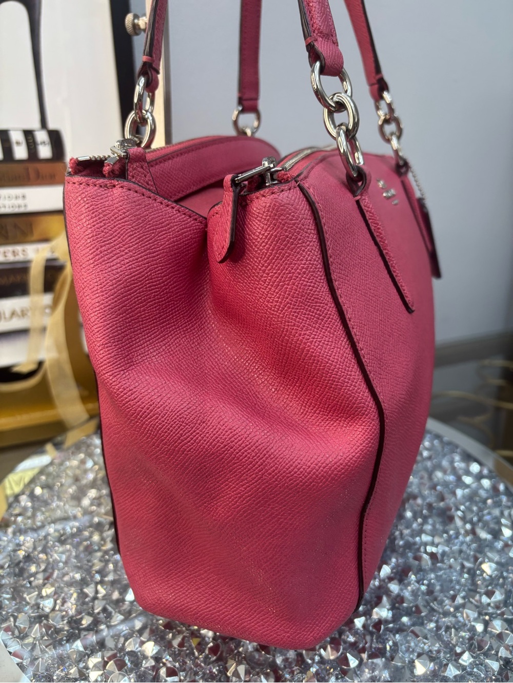 Coach 2016 Christie Carryall in Crossgrain Leather - Picture 6 of 14